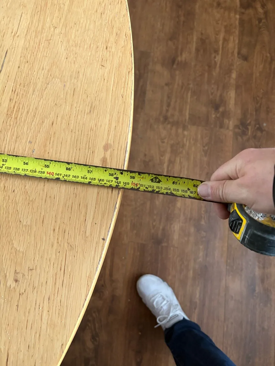 Solid oak kitchen table - Image 2