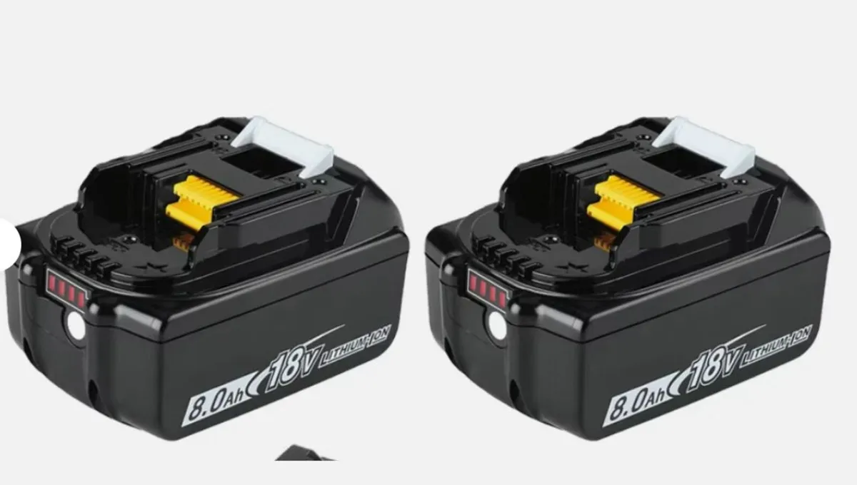 For Makita 18V 8.0Ah LXT Li-ion Battery & Charger - Image 2