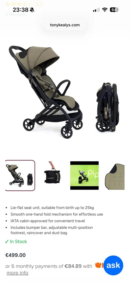 iCandy PIP Pushchair - Image 4