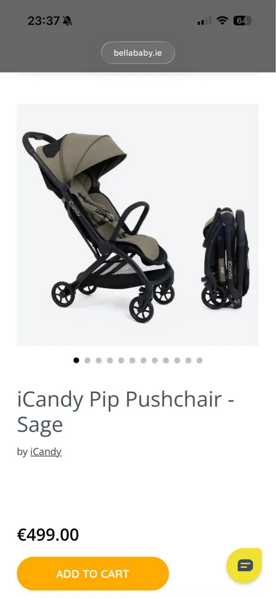 Brand new iCandy PIP Pushchair - Image 3