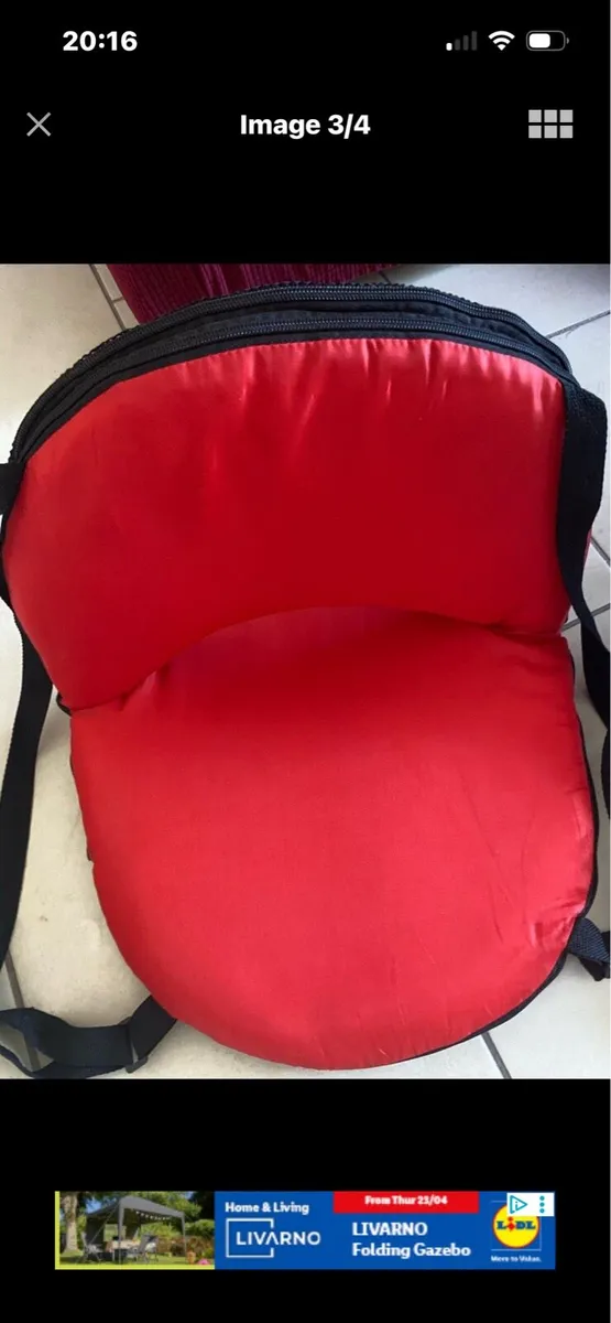 Portable & Foldable Cushion Seat Set - Image 3
