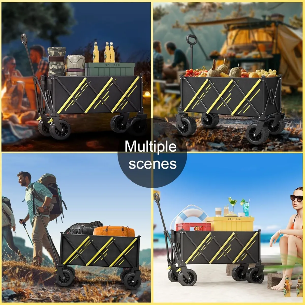 Heavy Duty Folding Festival Trolley 250kg - Image 4