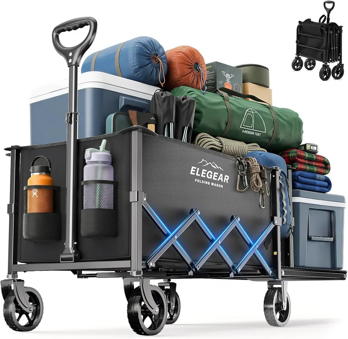 Festival Trolley with Expandable Tailgate 140L - Image 1
