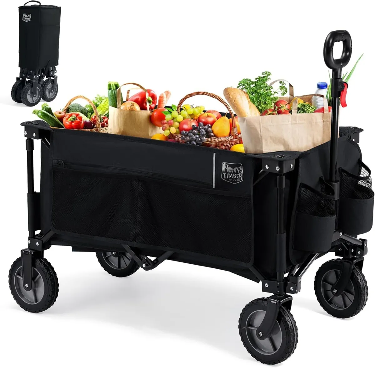 Festival Trolley on Wheels 200L Folding Camping - Image 1
