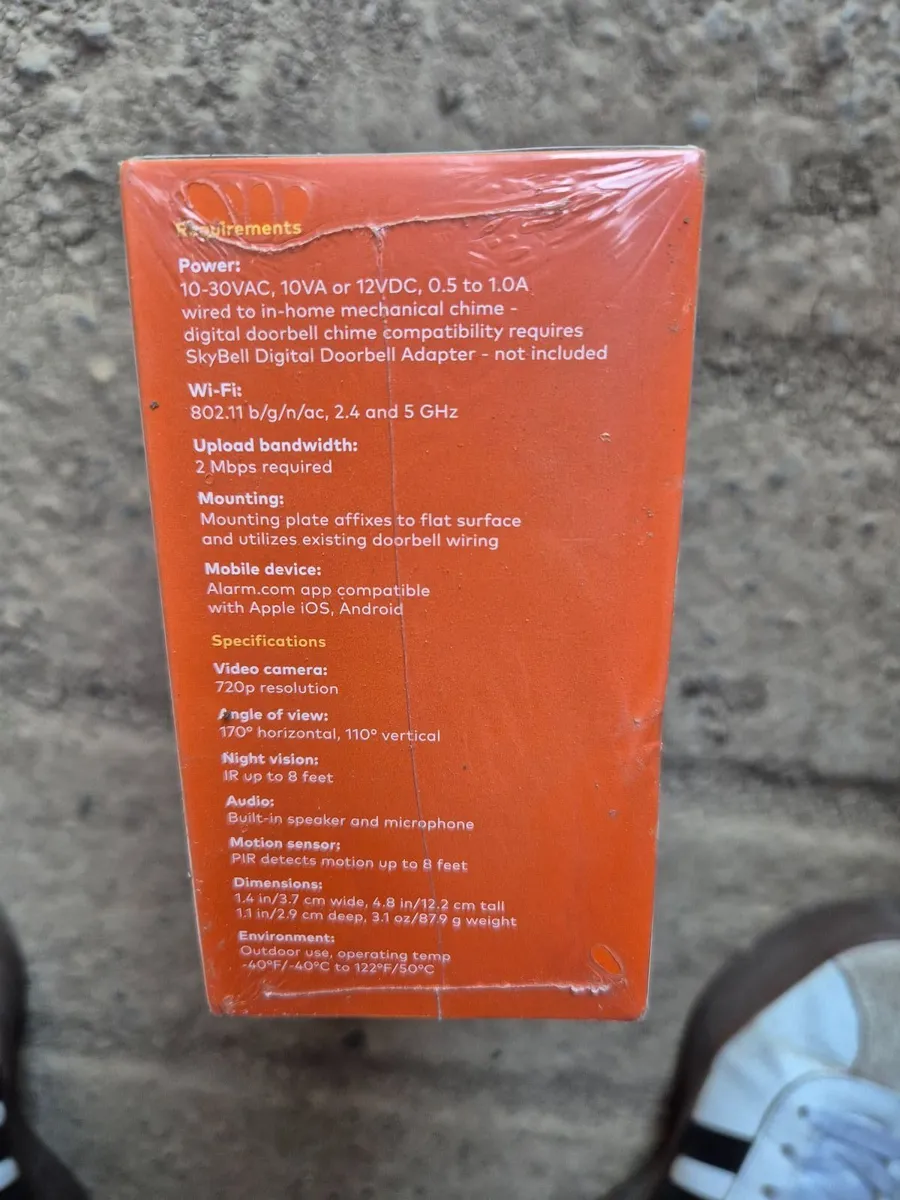 Alarm.com Slim Line II Doorbell Camera brand new - Image 3