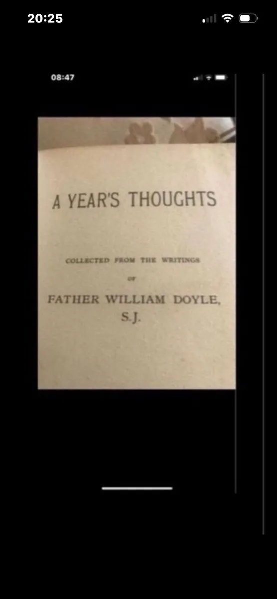 A Years Thoughts - Fr. William Doyle - Image 1