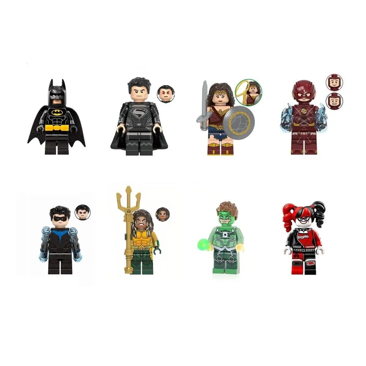 [8-Pack] DC Comics Super Hero Minifigure Bundle - Image 1