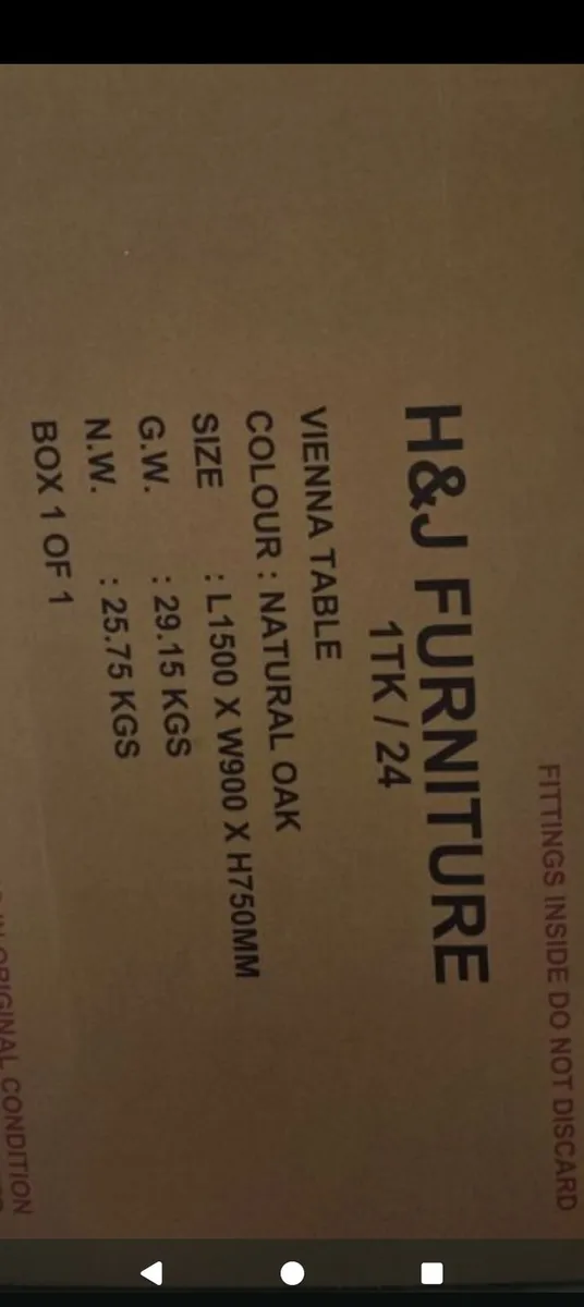 Table and 6 chairs - Image 2