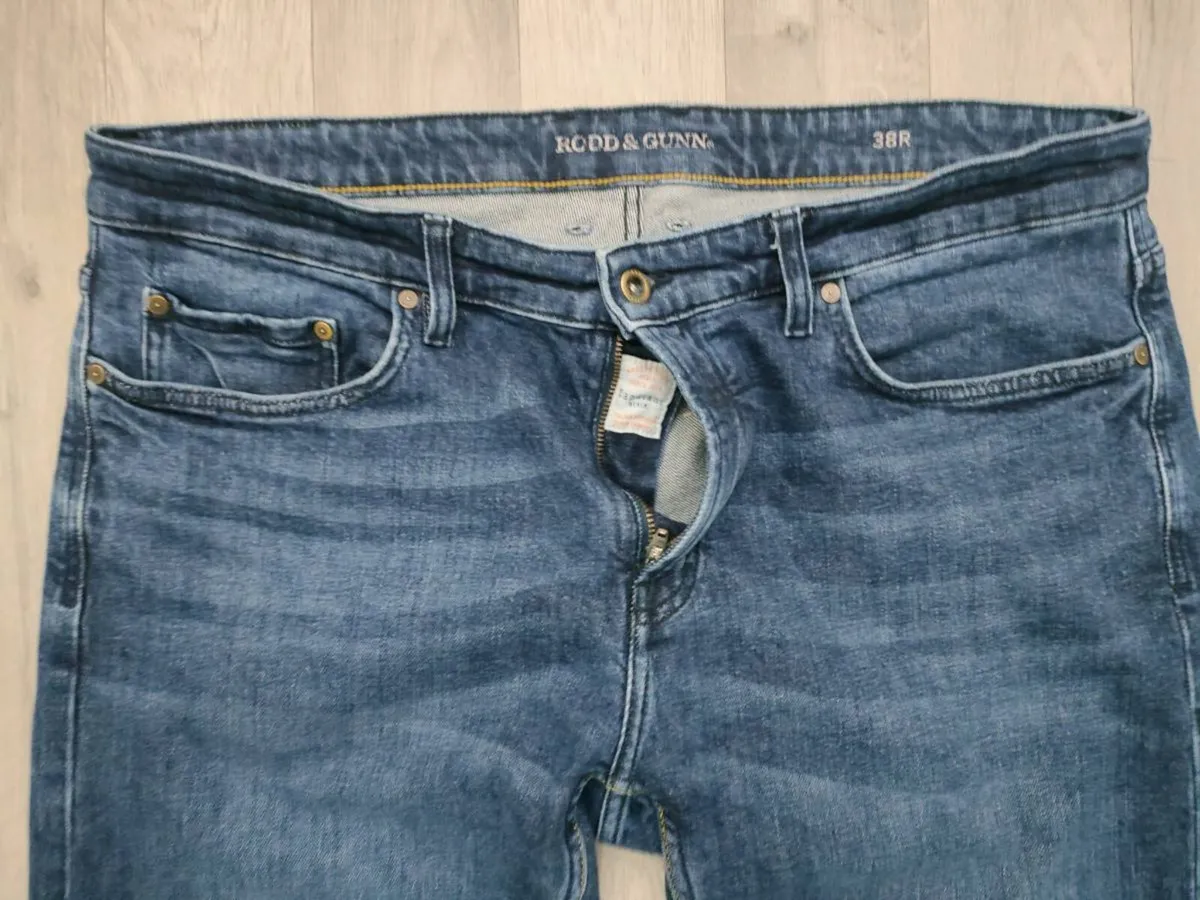 Rodd & Gunn Regular Fit Jeans Mens W38 L32 - Image 3