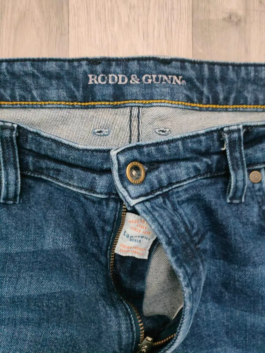 Rodd & Gunn Regular Fit Jeans Mens W38 L32 - Image 4