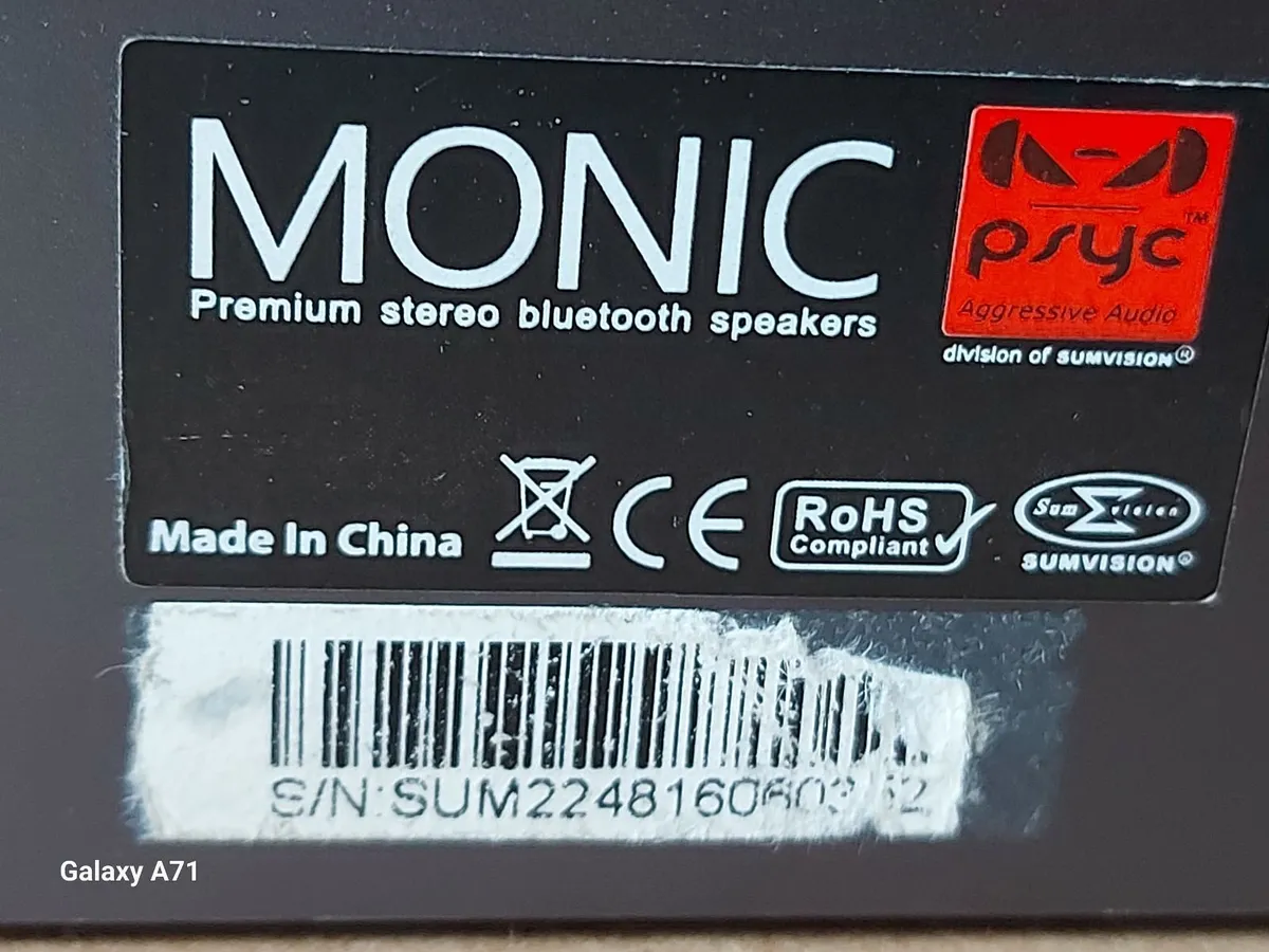 MONIC PSYC Agressive Audio Bluetooth Speaker - Image 3