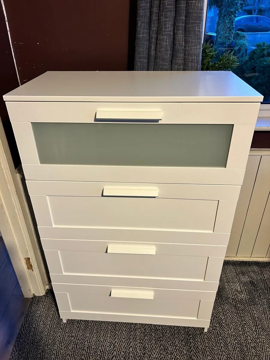 White ikea chest of drawers