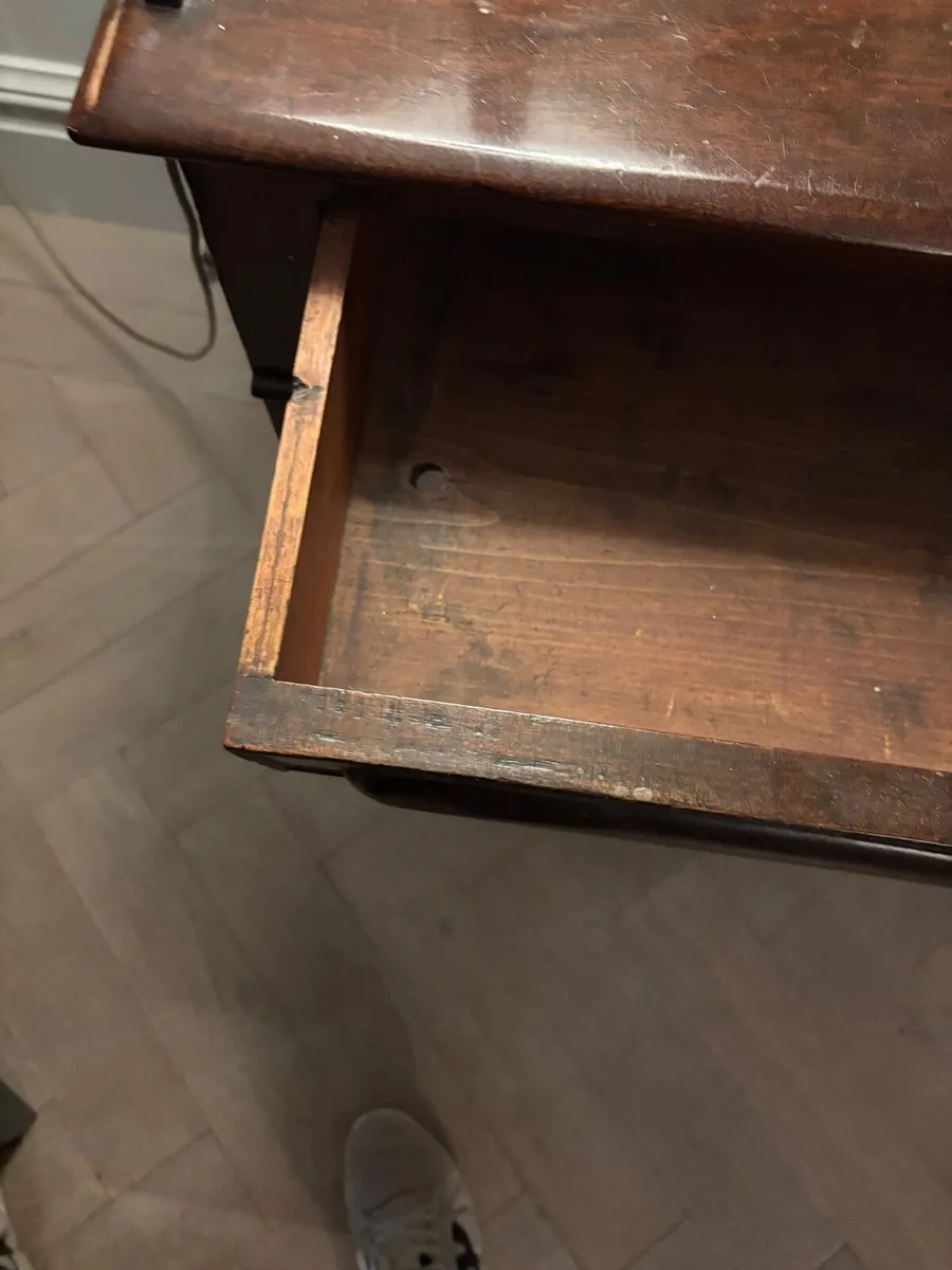 Georgian style mahogany writing desk - Image 3