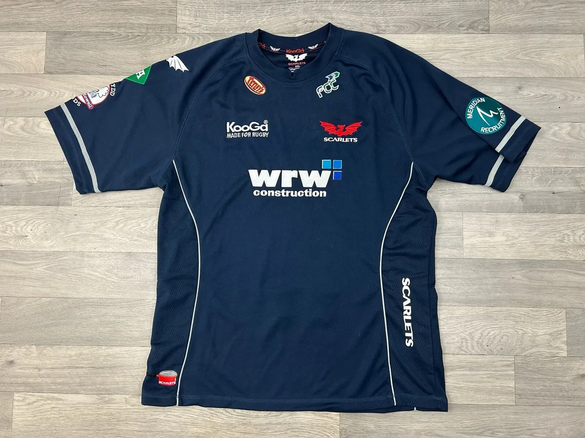Vintage 2008 Kooga Scarlets Rugby Jersey Shirt XXL - Image 1