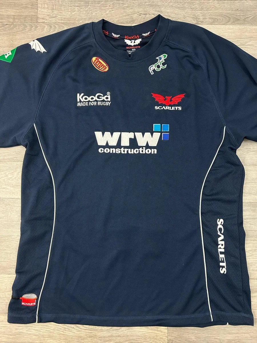 Vintage 2008 Kooga Scarlets Rugby Jersey Shirt XXL - Image 2