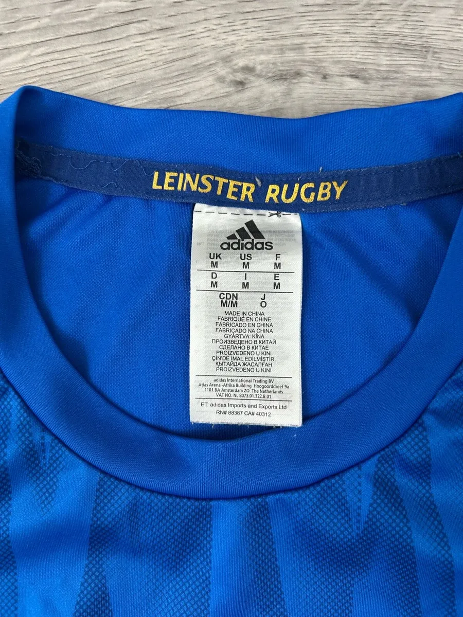 Adidas Leinster Rugby Jersey Shirt Mens Medium - Image 4