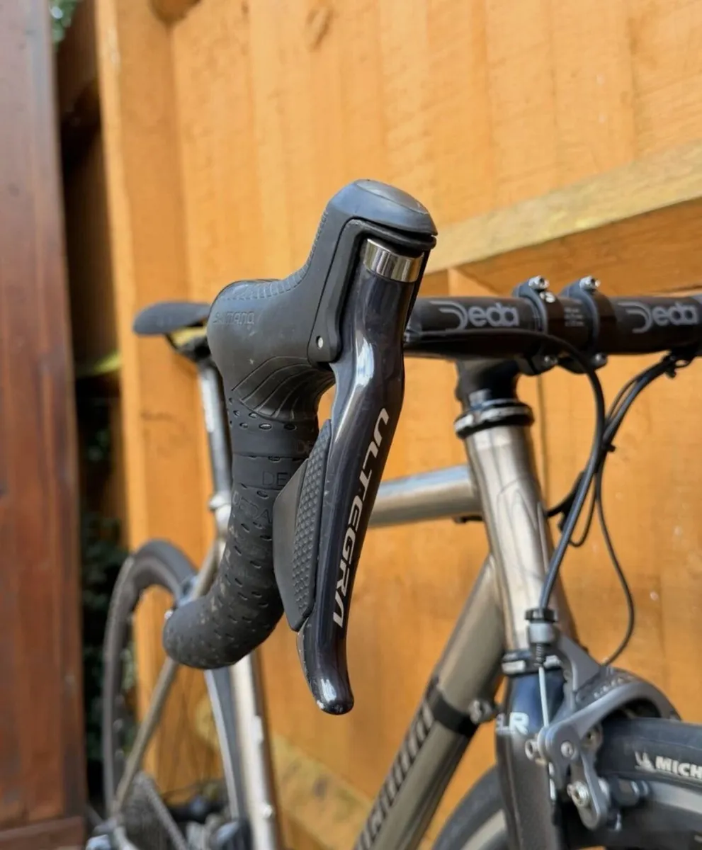 Van Nicholas Titanium Road Bike 52cm DI2 - Image 2