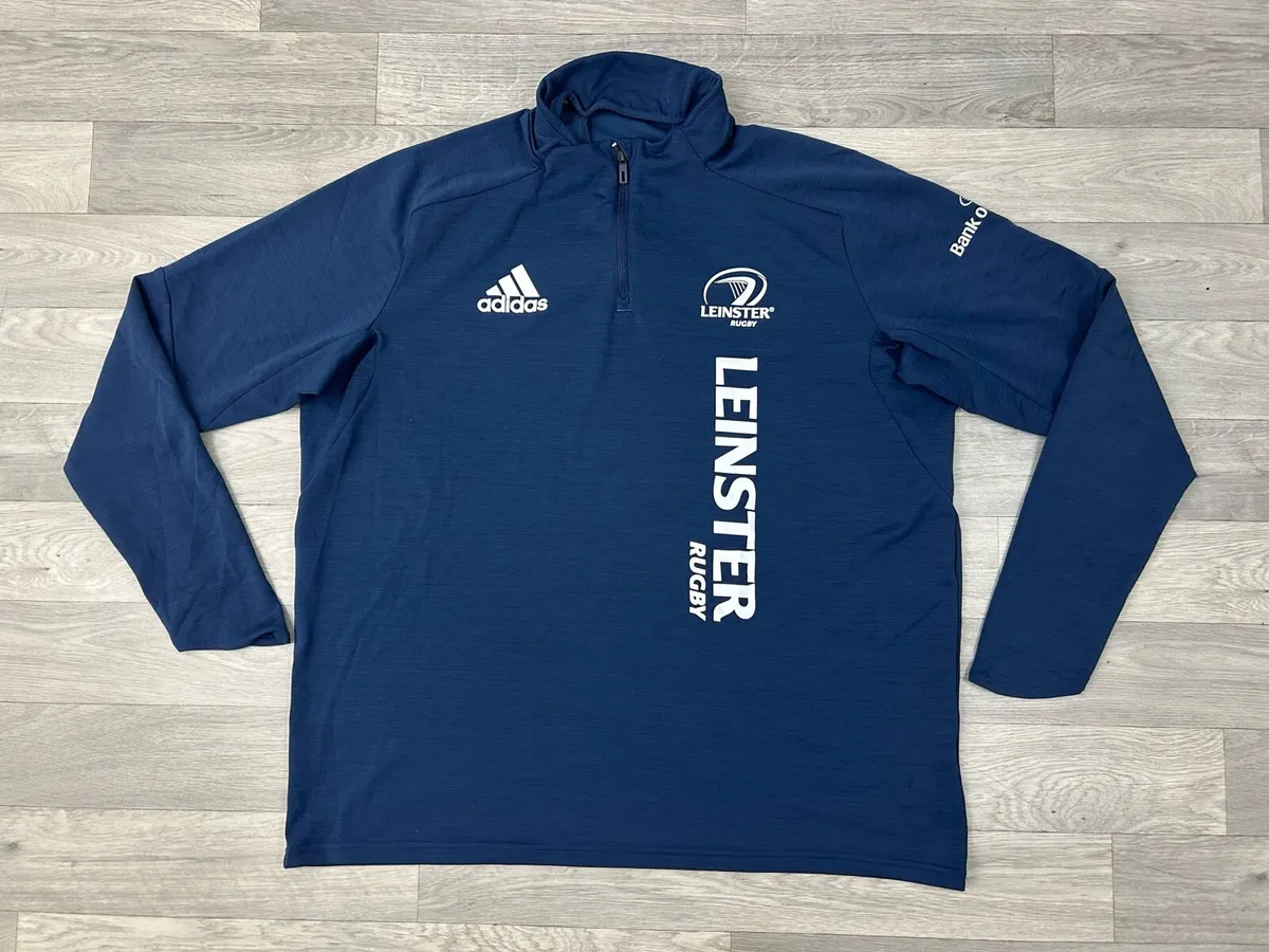 Adidas Leinster Rugby Half Zip Jumper Mens XXL - Image 1