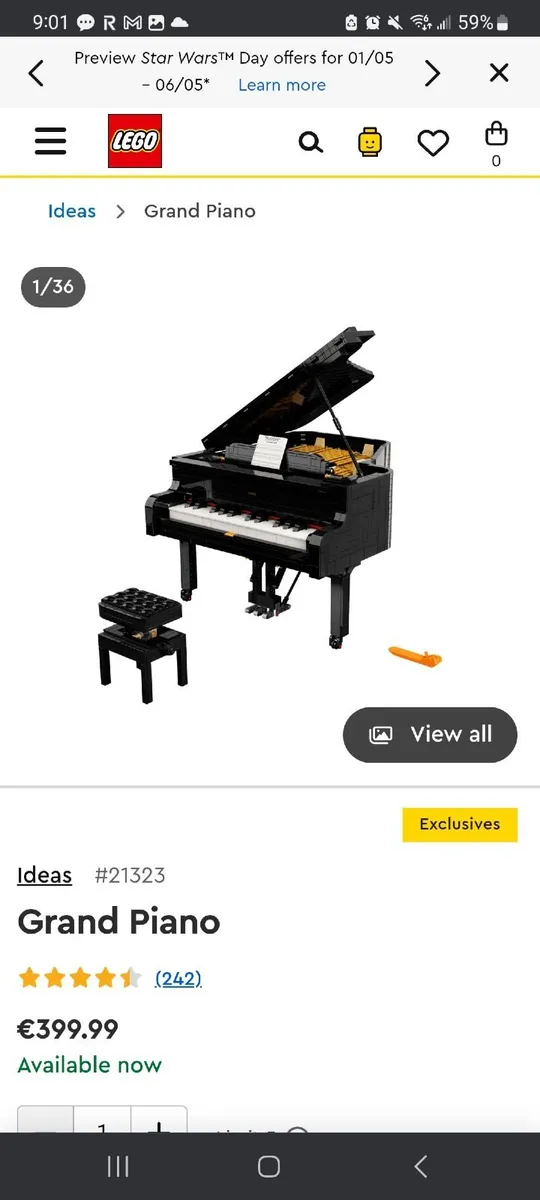 Lego Grand Piano - Image 1