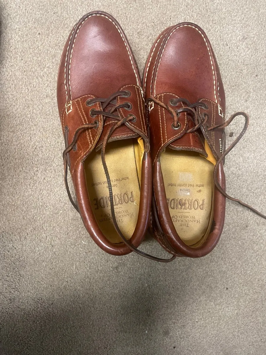 Port side handmade leather men’s shoes - Image 1