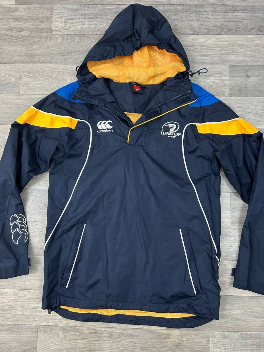 Vintage Leinster Rugby Waterproof Jacket Mens S - Image 2