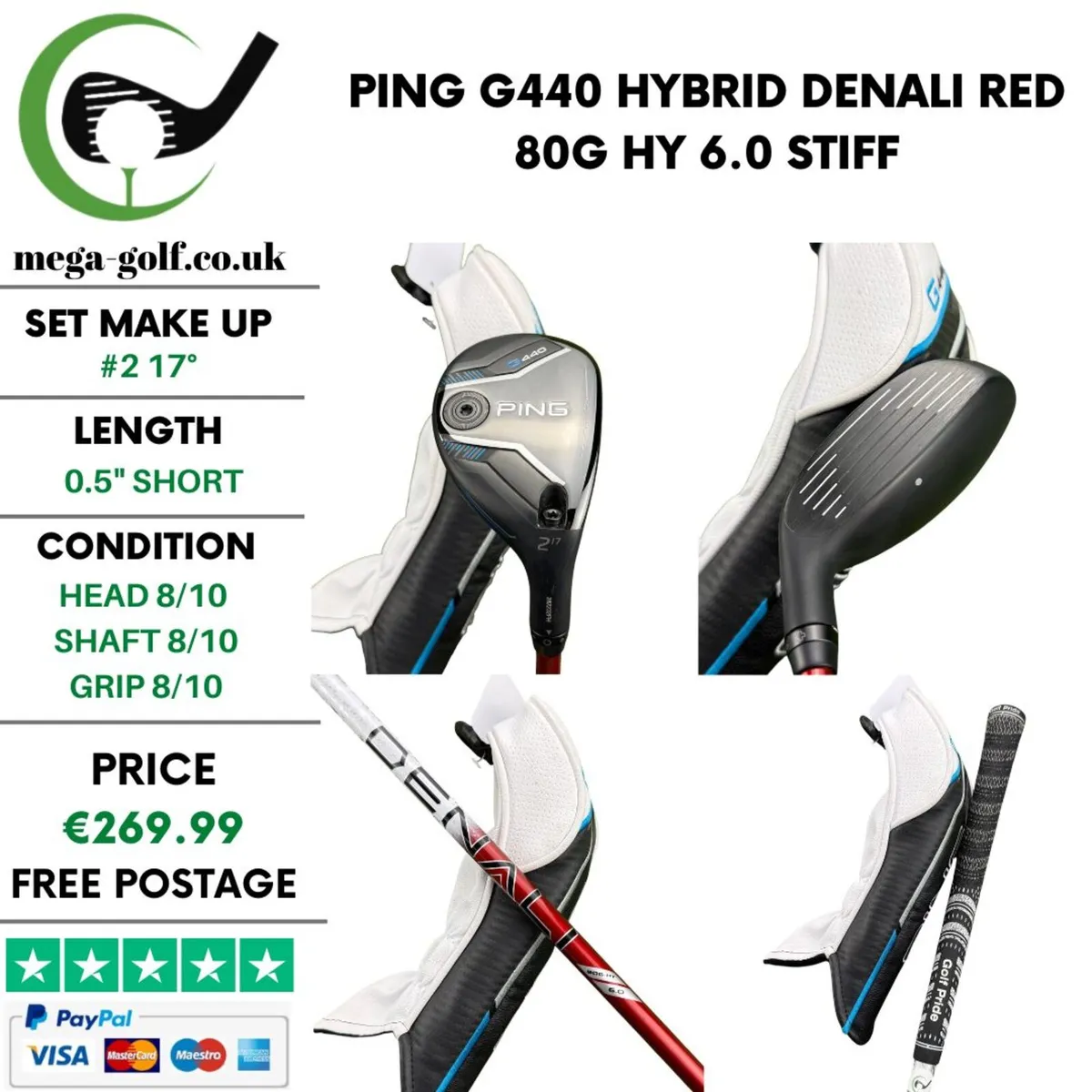Ping G440 Hybrid / #2 17° / Stiff - Image 1