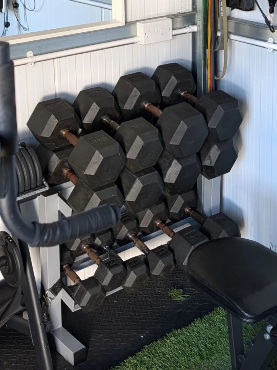 Full Set Hex Dumbbells (7.5kg–30kg) – Quick Sale - Image 1