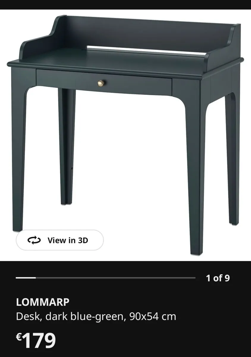 Slightly used Green-blue desk IKEA - Image 1