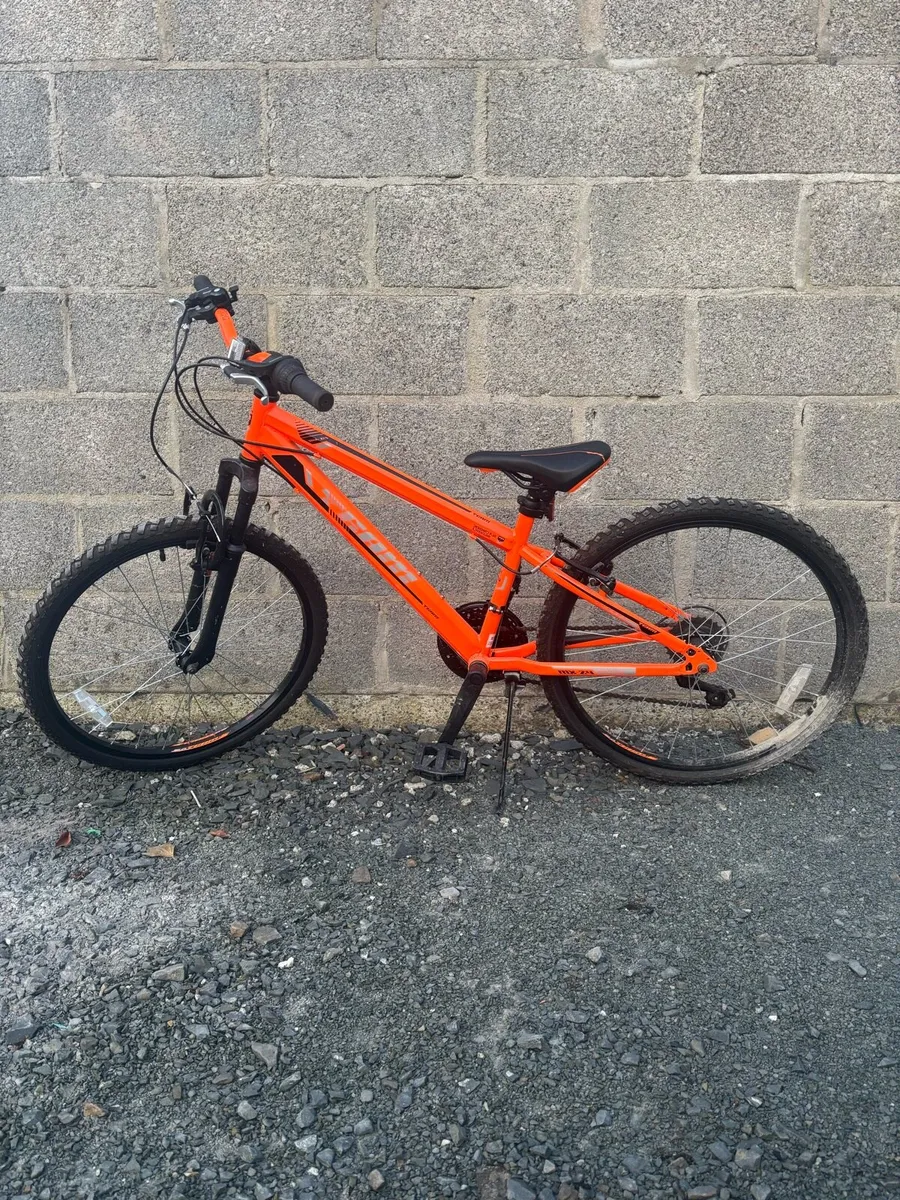 24 inch team mountain bike orange