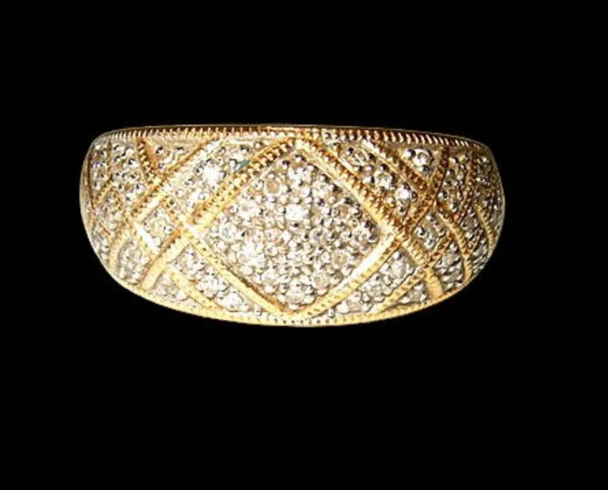 Vintage 18ct Gold/Diamond Ring - Image 2