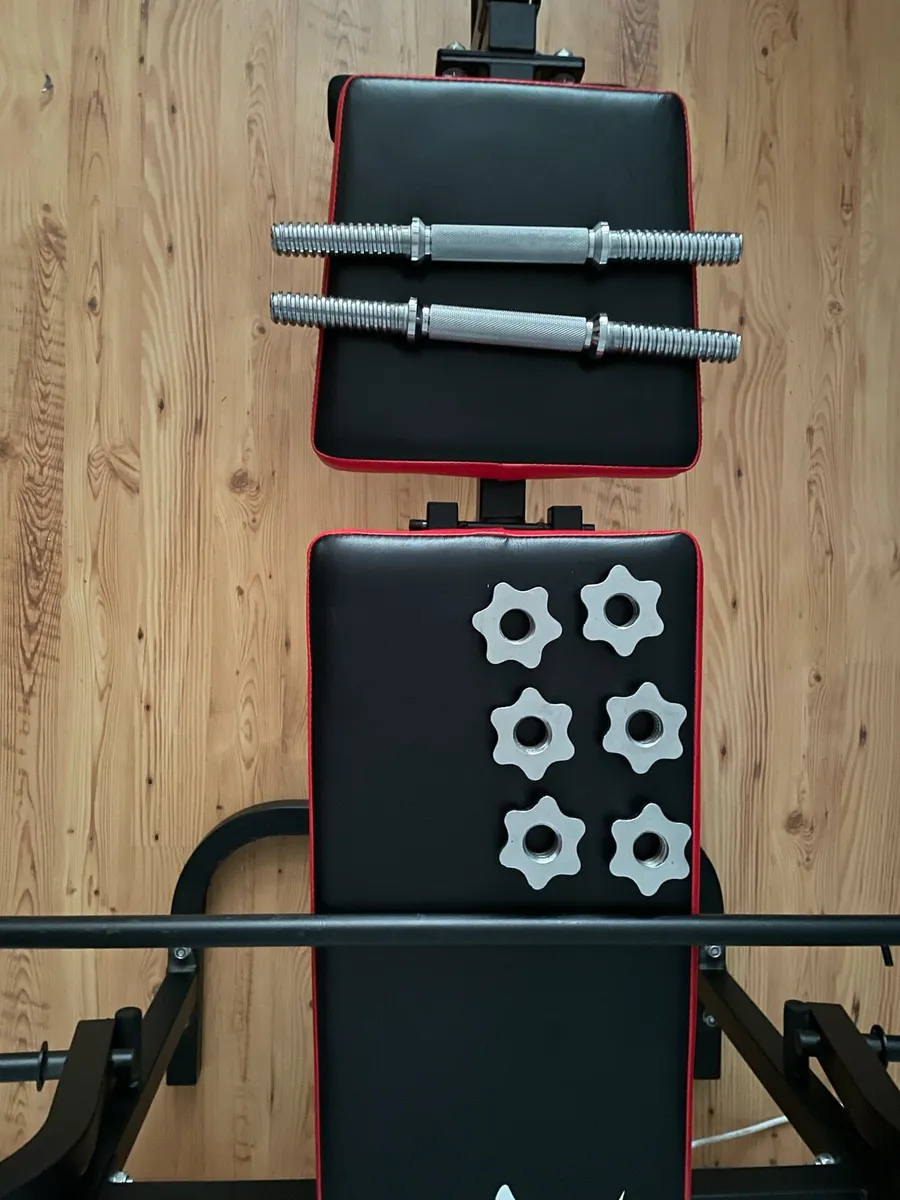 Weight bench press with adjustable barbell+dumbell - Image 3