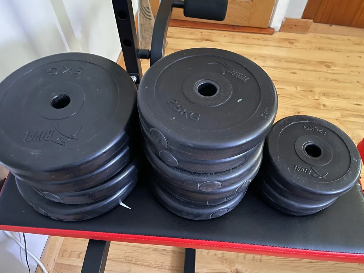 Weight bench press with adjustable barbell+dumbell - Image 4