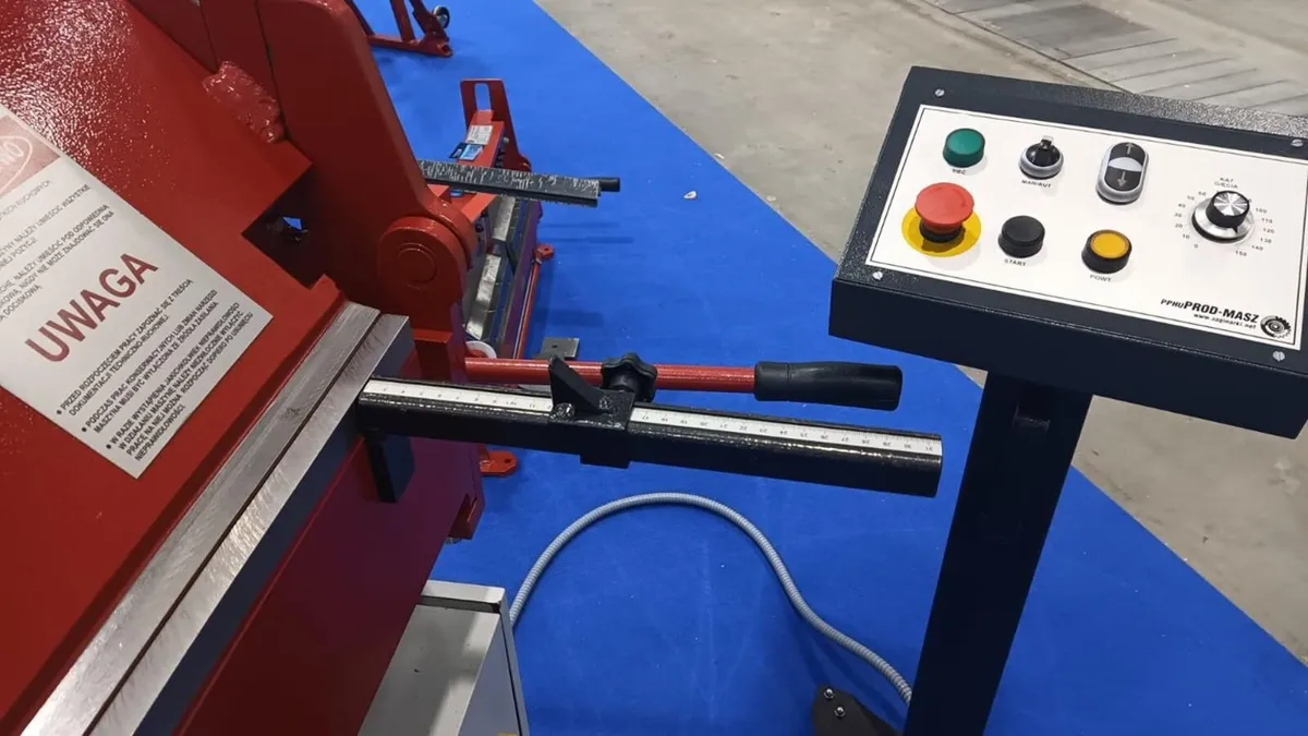 Magnetic measuring gauge sheet metal folder 36cm - Image 4