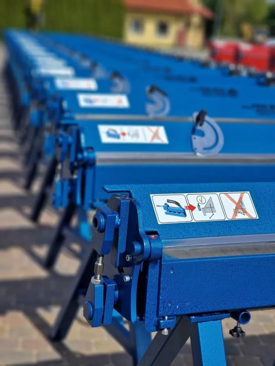 Sheet metal folder 2m + cutter NEW machine press - Image 1