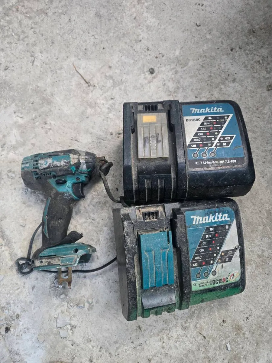 Makita impact and chargers
