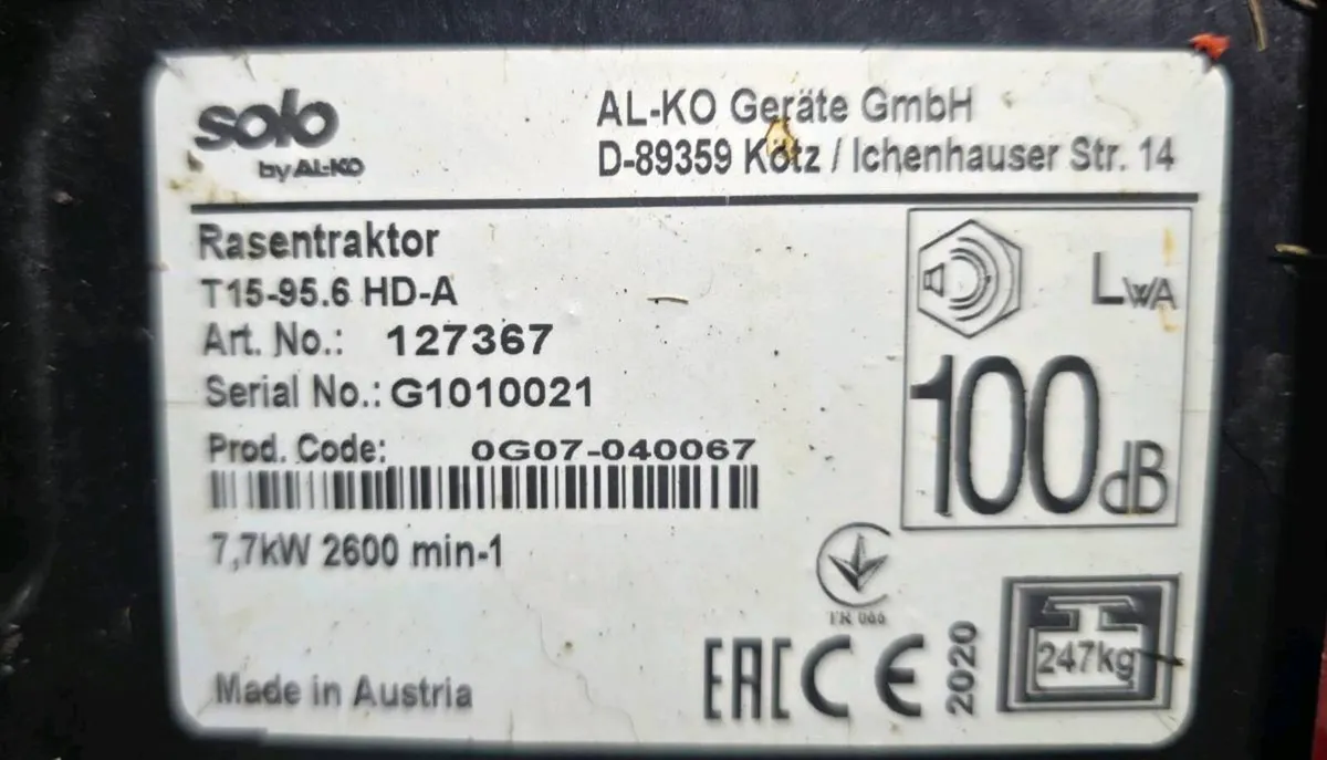 Tractor mower 2020 - Image 3