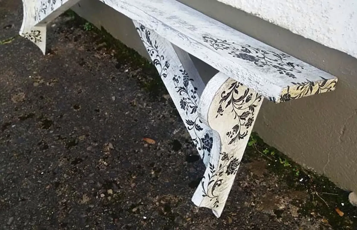 Rustic Stove Mantle / Floating Shelf - Image 3