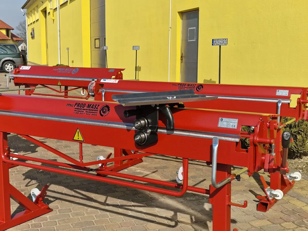 Portable sheet metal folder RED LIGHT 2m 160* - Image 1