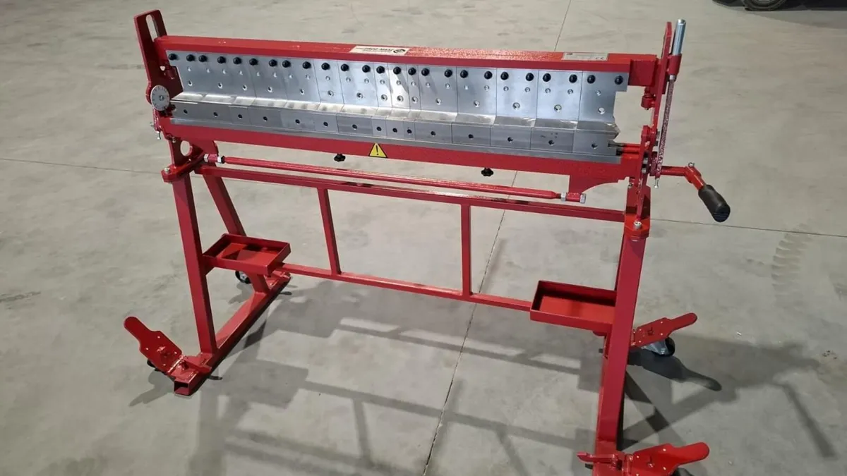 Segmented sheet metal folder 1,25m box and pan - Image 3