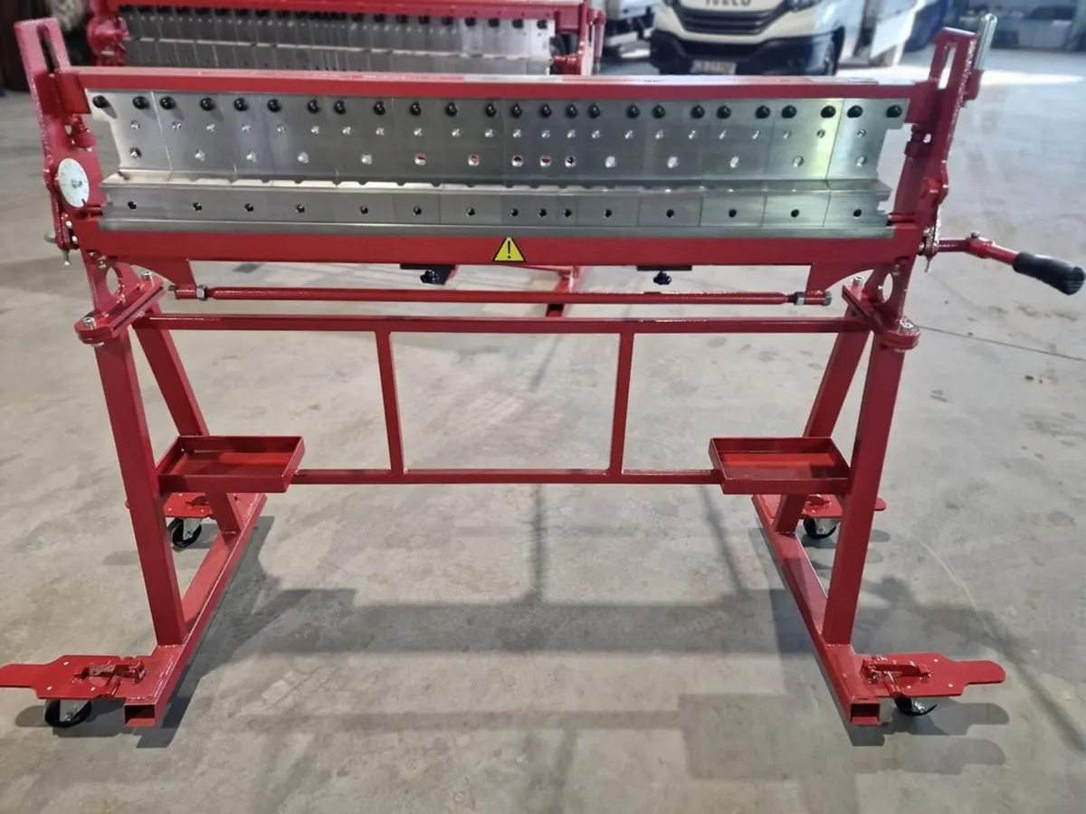 Segmented sheet metal folder 1,25m box and pan - Image 4