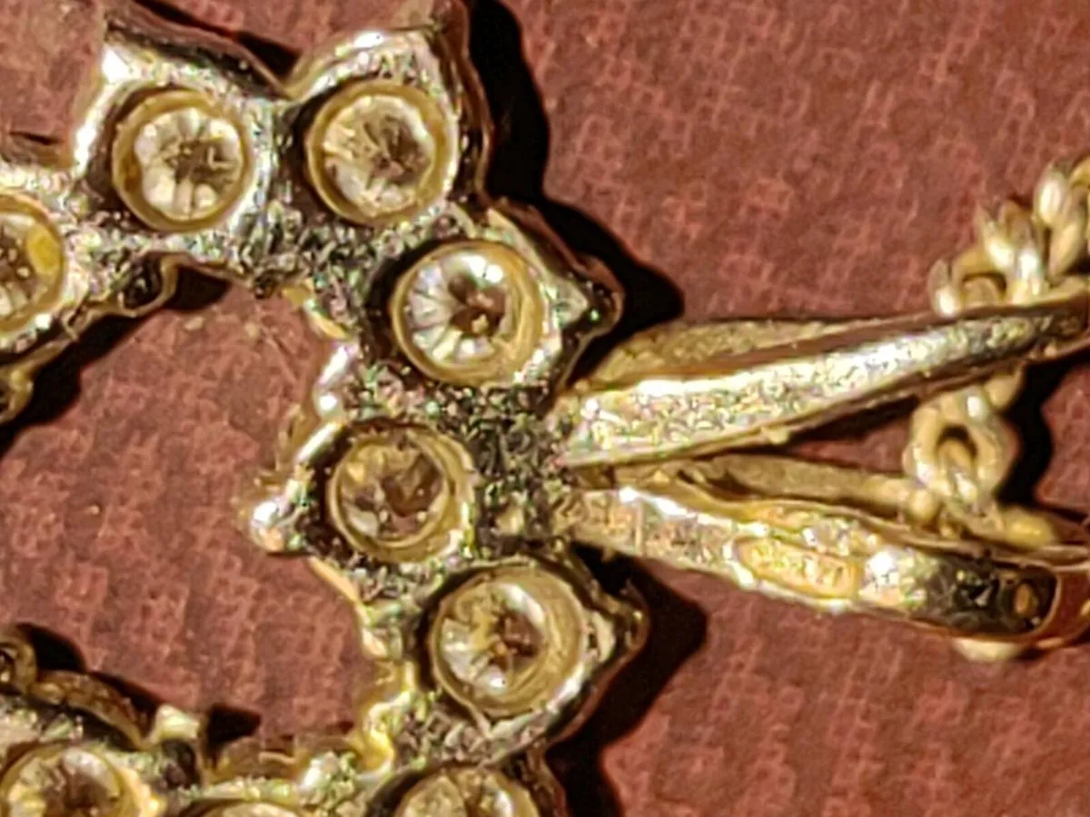 SPARKLING HEART 925 Silver 18"New Elegant Necklace - Image 2