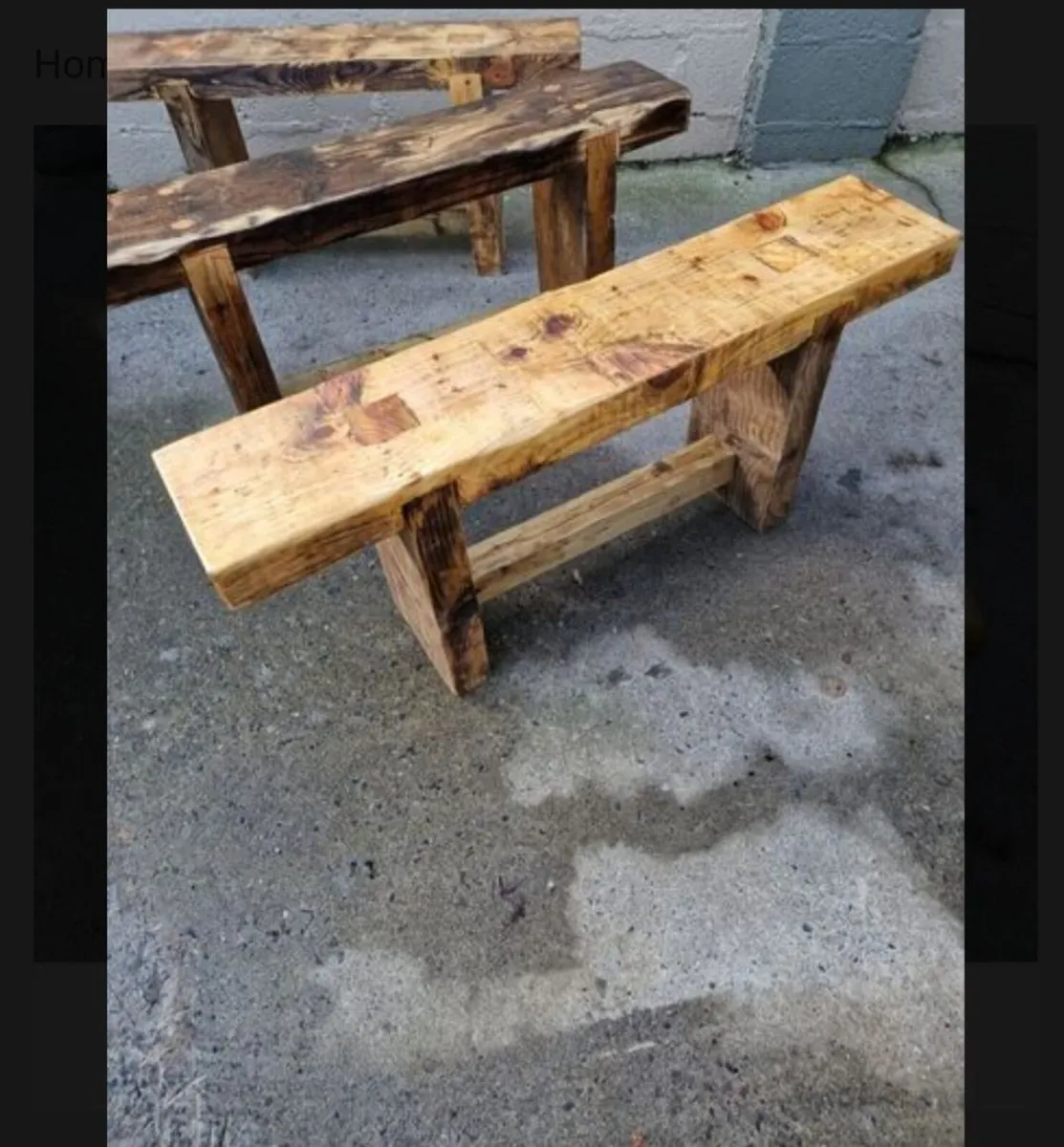 Handmade Garden benchs - Image 4