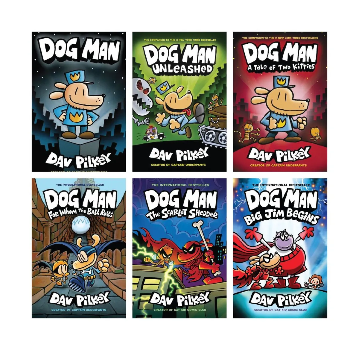 Children's Books - 5 BRAND NEW Dog Man Paperback B