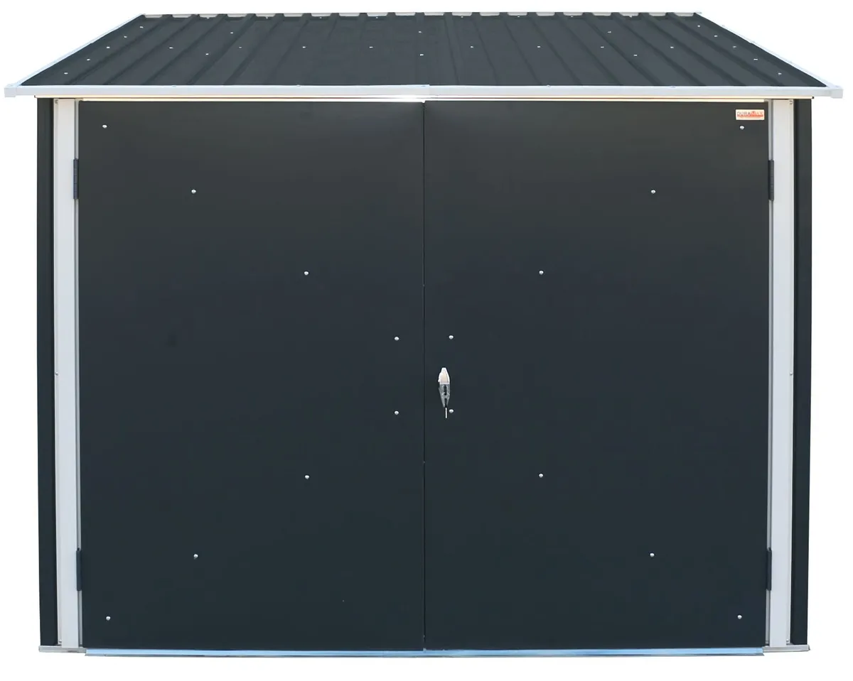 4🚲 6x6 Steel Bike Storage Shed – Holds 4 Bikes | - Image 3