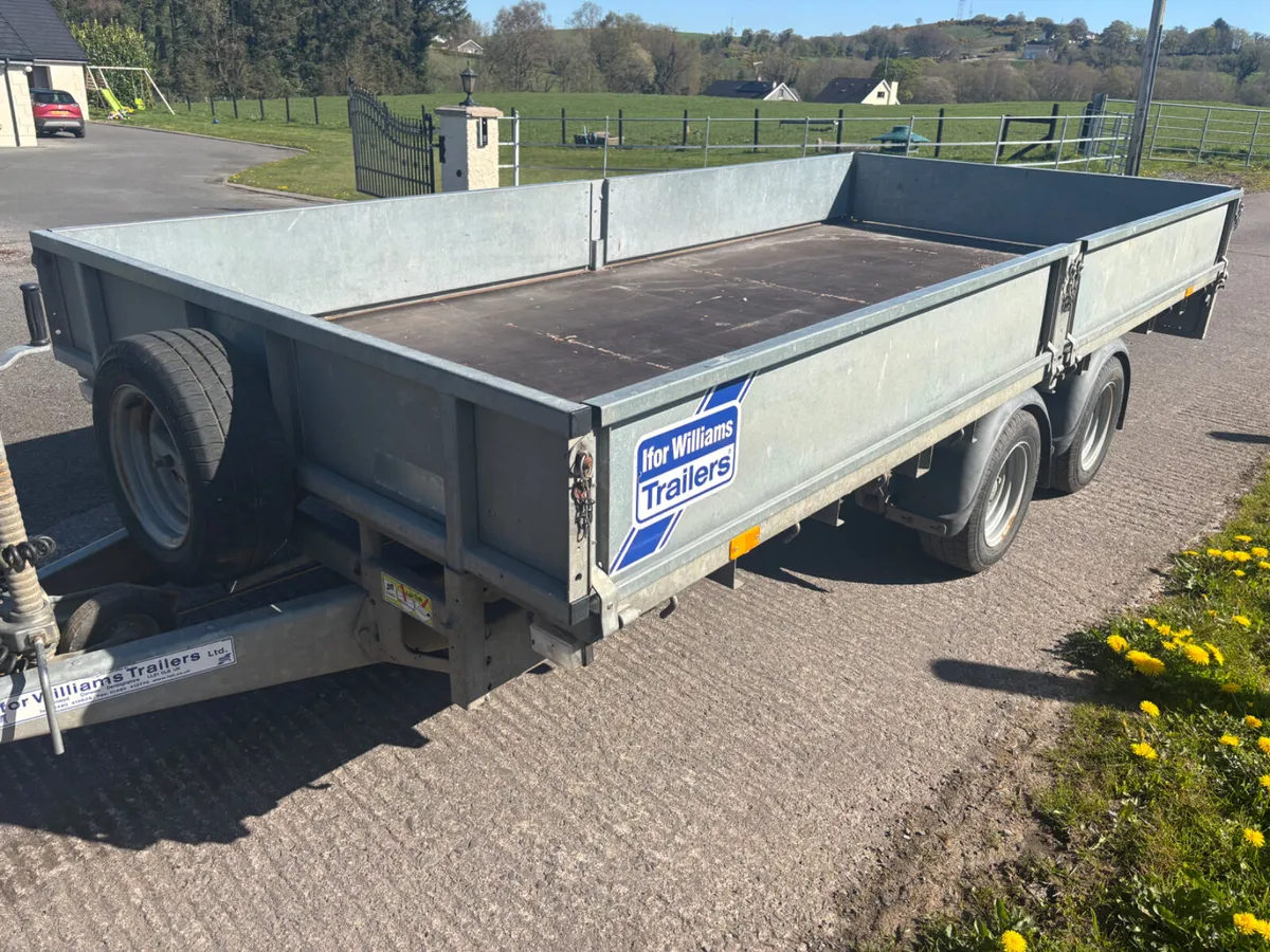 Ifor Williams 14ft x 6ft 6” dropside - Image 1