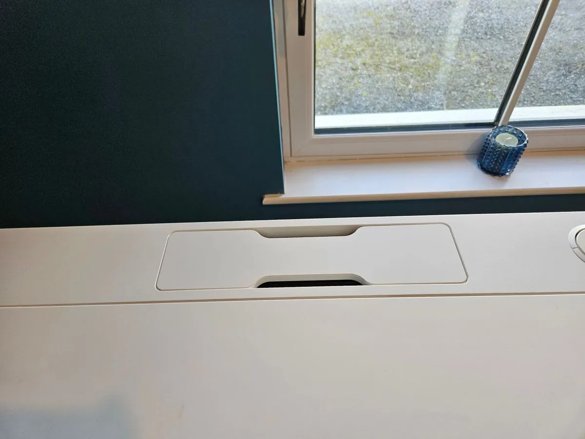 MITTZON Desk, white, 140x60 cm - Image 2