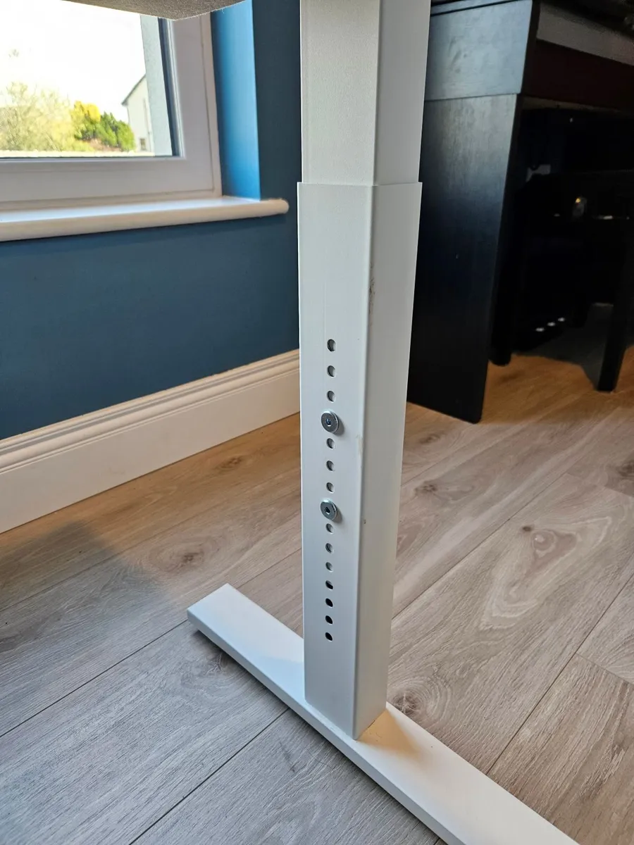 MITTZON Desk, white, 140x60 cm - Image 3