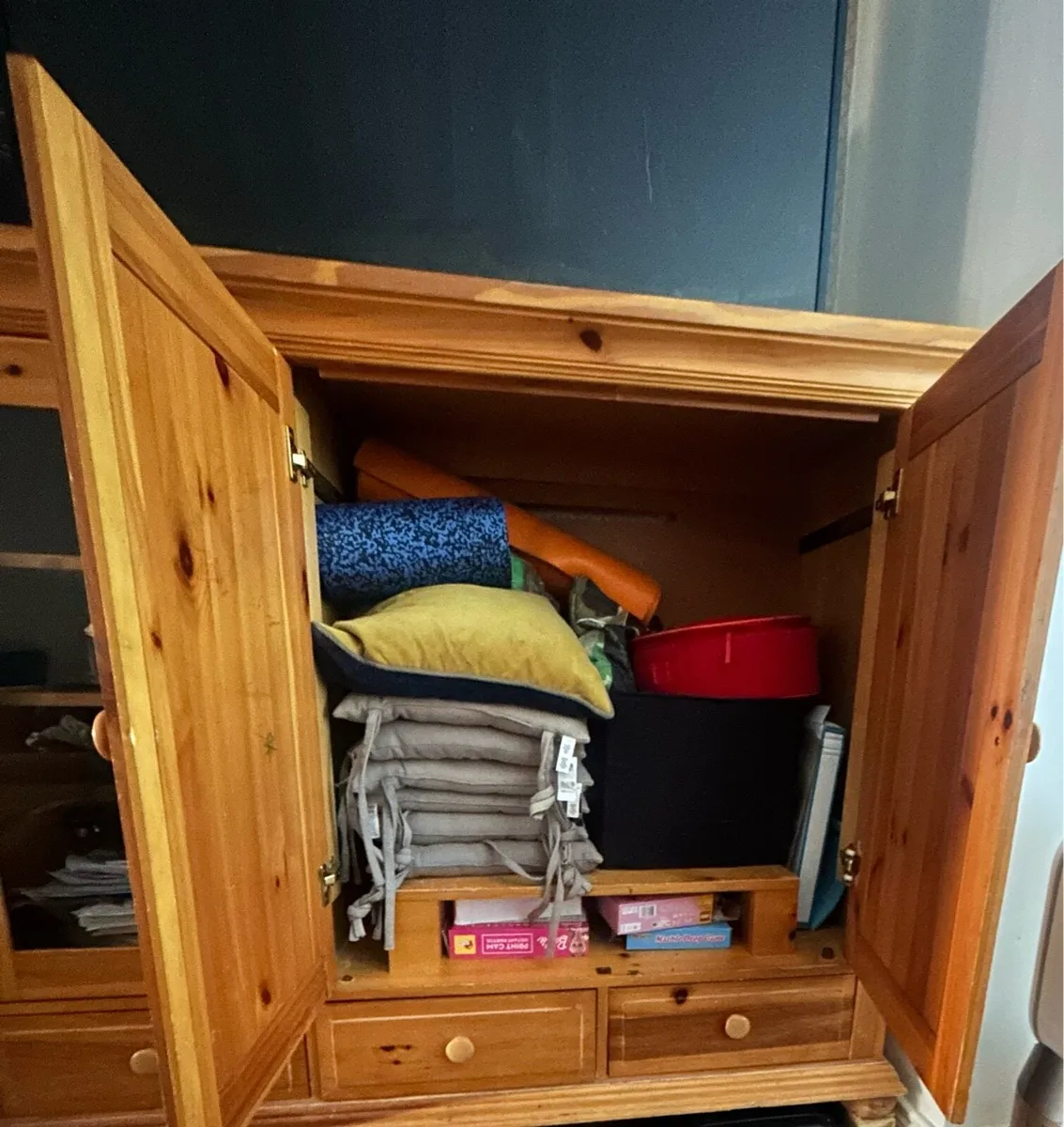 Solid Pine Living Room Cabinet furniture FREE - Image 3