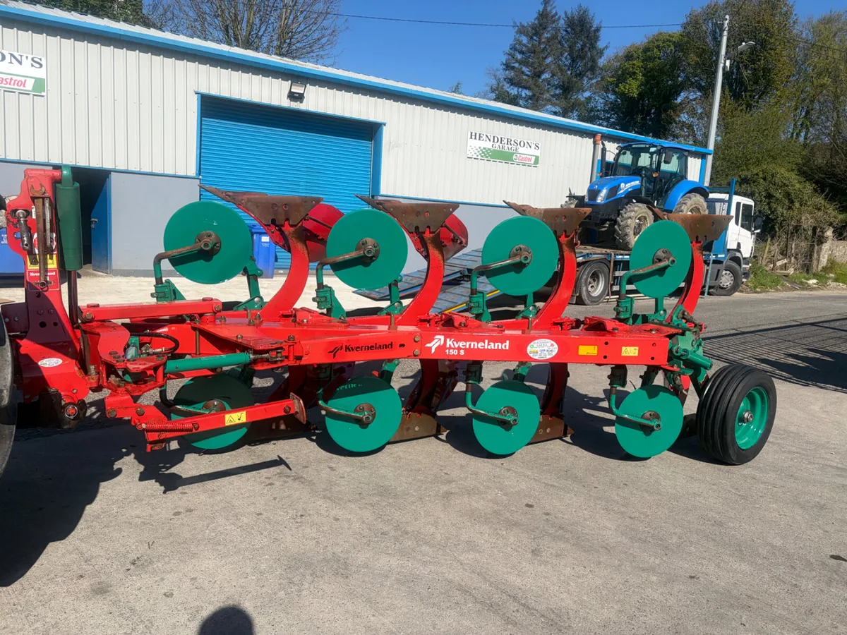 Kverneland 150S 4 Furrow Reversible Plough - Image 1