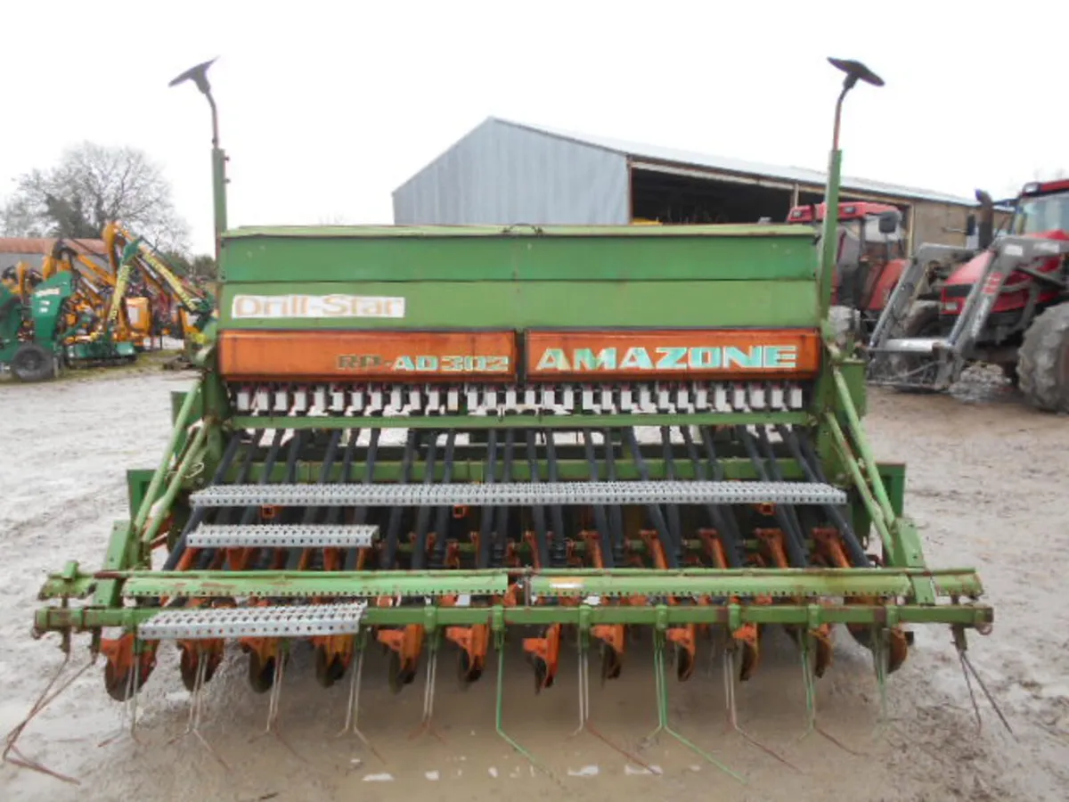 AMAZONE 3m 1-PASS & AMAZONE BOX DRILL RP-AD 302 - Image 3